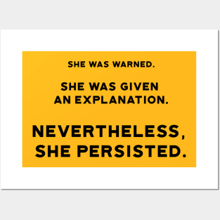 She Persisted Posters and Art